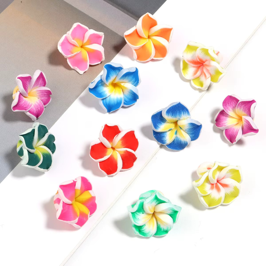 Linsoir Beads Polymer-Blumenperlen, gemischte Farben, 3 Größen - Bild 2