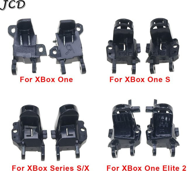JCD Interne Halterung für LT RT Tasten von Xbox One S, Xbox Series S, Xbox Series X und Xbox One Elite Controller in Schwarz - Bild 1
