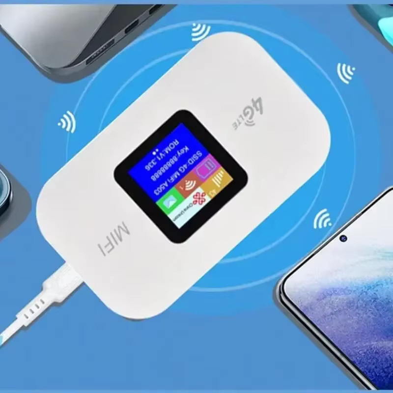 XIKCU 4G LTE Router Tragbares WLAN Modem Mini Outdoor Hotspot mit 3000mAh Akku und SIM-Karten-Slot, 150Mbps, erhältlich in Schwarz oder Weiß - Bild 3