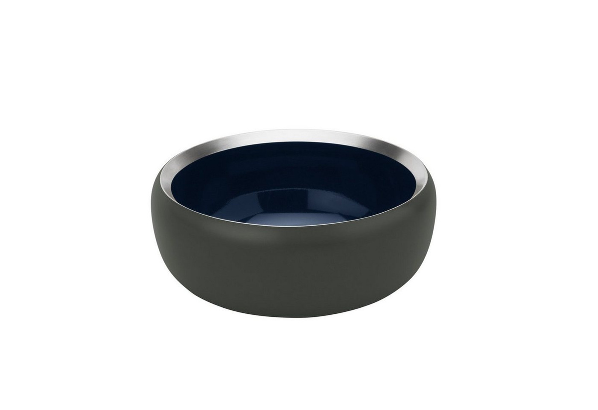 Stelton Obstschale Ora in Mitternachtsblau aus Edelstahl mit Pulverbeschichtung, Durchmesser: 15 cm - Bild 1
