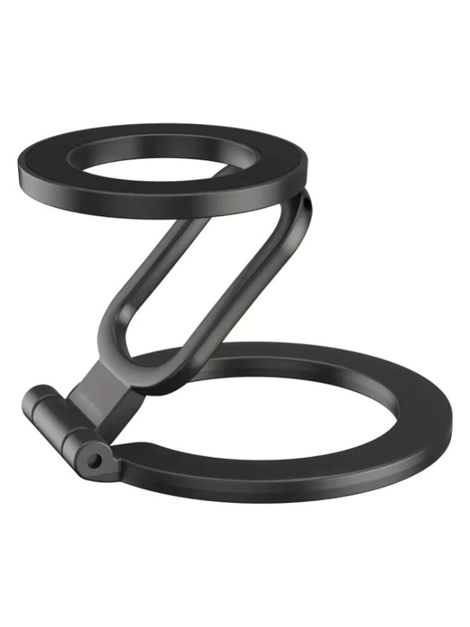XIKCU Dual-Mode Magnetischer Ringständer für MagSafe iPhone 14 15 16 Pro Max in Schwarz - Bild 5