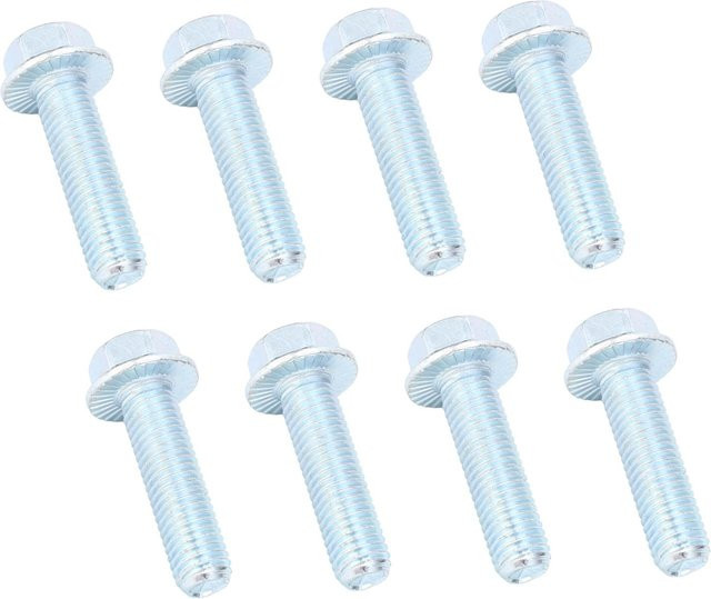 Neoglint 8er Set Edelstahl Bettbefestigungsbolzen und Ladeflächenbefestigungsteile in Silber - Bild 1