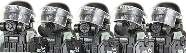 Linyi toy Stadtgebiet Polizei Gebäude ab 14 Jahren - Bild 1