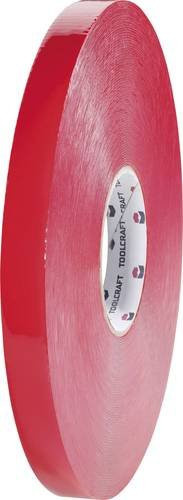 TOOLCRAFT Doppelseitiges Klebeband Transparent, Breite: 19 mm, Länge: 3 m - Bild 1