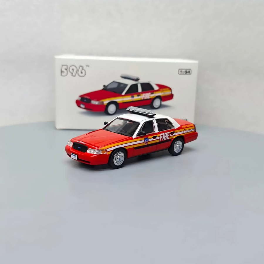 JKM Ford New York City Serie NYPD NY FIRE DEPT, Automodell, 1:64, Metall - Bild 2