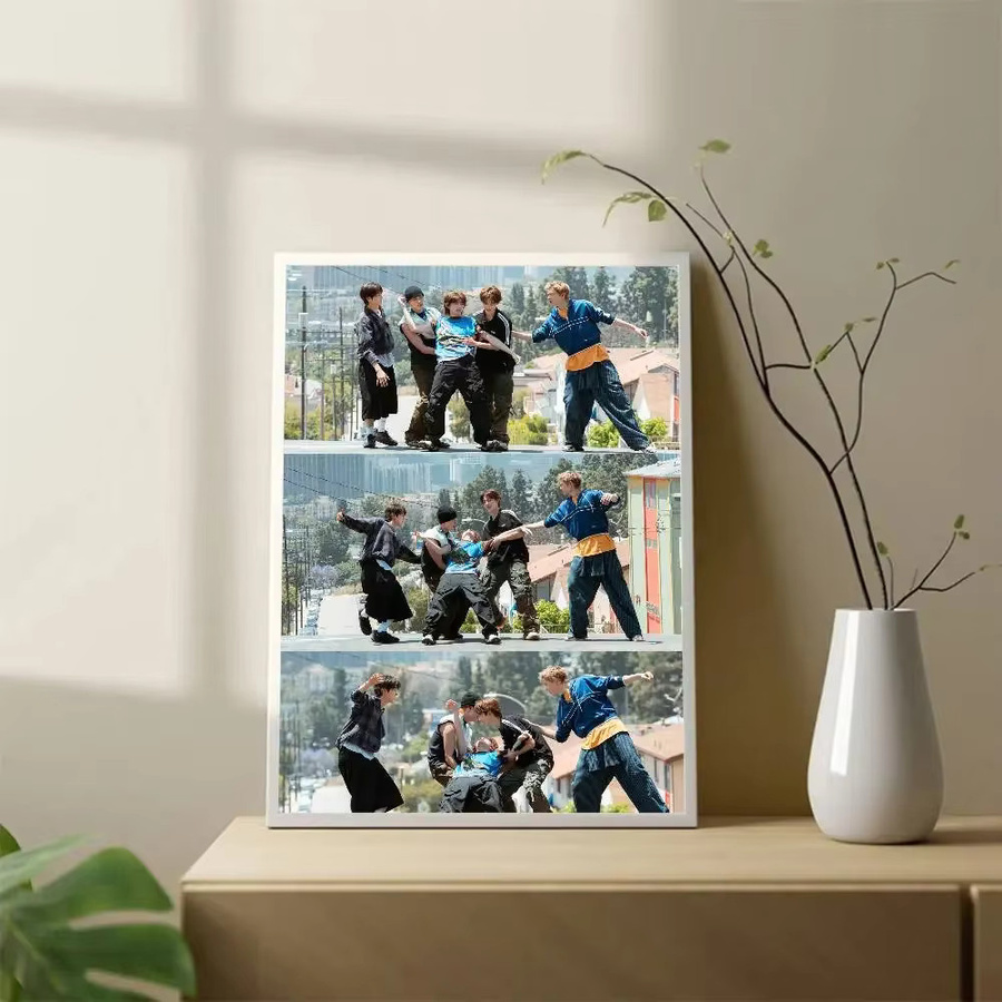 Kpop C-Cortis Poster Selbstklebender Wandaufkleber aus wasserfestem Papier, Mehrfarbig, Rechteckig - Bild 5