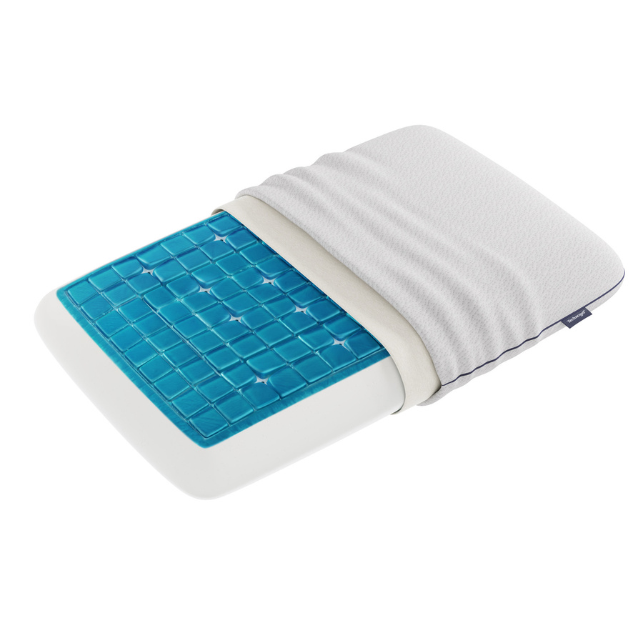 Technogel New Generation Deluxe Orthopädisches Gel-Kissen mit Cooling-Effekt aus Memory Foam und Gel Foam, B/T/H: 66 x 40 x 7 cm - Bild 1