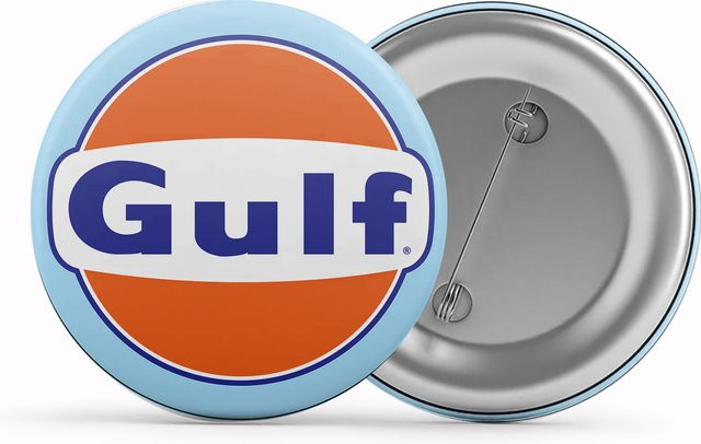 Gulf Oil Brosche, Unisex - Bild 1
