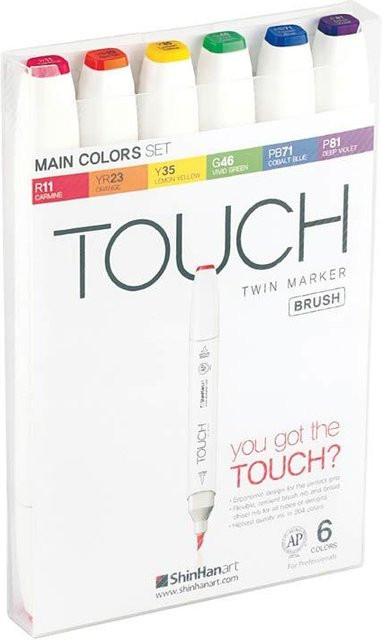 ShinHan TOUCH Twin Brush Marker Set für Profis in Mehrfarbig - Bild 1