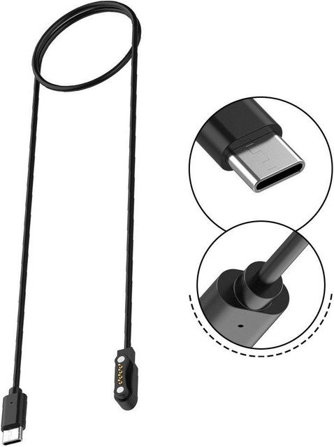 PLAUD Magnetisches USB-C Ladekabel mit Netzteil in Schwarz für PLAUD NOTE AI Voice Recorder - Bild 1