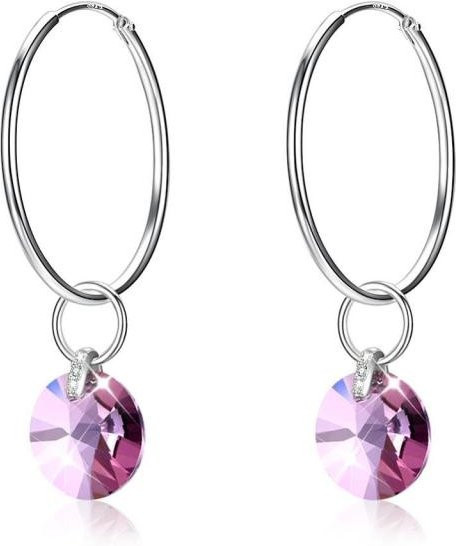 Ohrring 925 Silber, Kristall, Damen - Bild 1