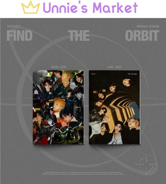 CRAVITY Einzelalbum FIND THE ORBIT Random Version Black (WER ver. / ARE ver.) CD - Bild 1