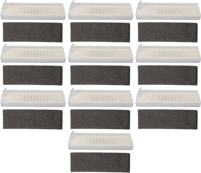 10er Set Ersatzfilter für Tikom G8000 Saugroboter in Weiß - Bild 1