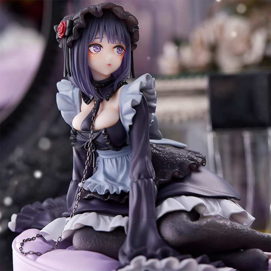 My Dress-Up Darling Kitagawa Marin Action Figur, Black Maid Outfit, Schwarz - Bild 3