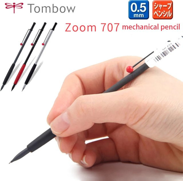 Tombow ZOOM 707 Druckbleistift mit 2B Mine in Graphit - Bild 1