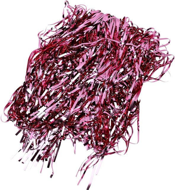 Glänzender Folienvorhang Fishine in Rosa für Party und Hochzeit - Bild 1