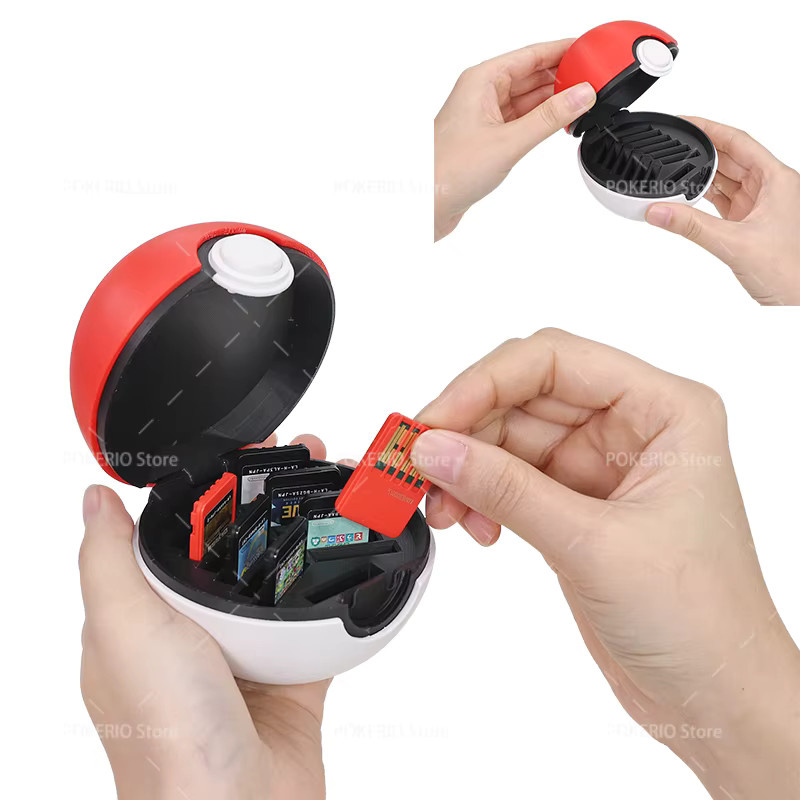 TAKARA TOMY Pokémon Poke Ball, Aufbewahrungsbox, Kunststoff, Zubehör - Bild 4