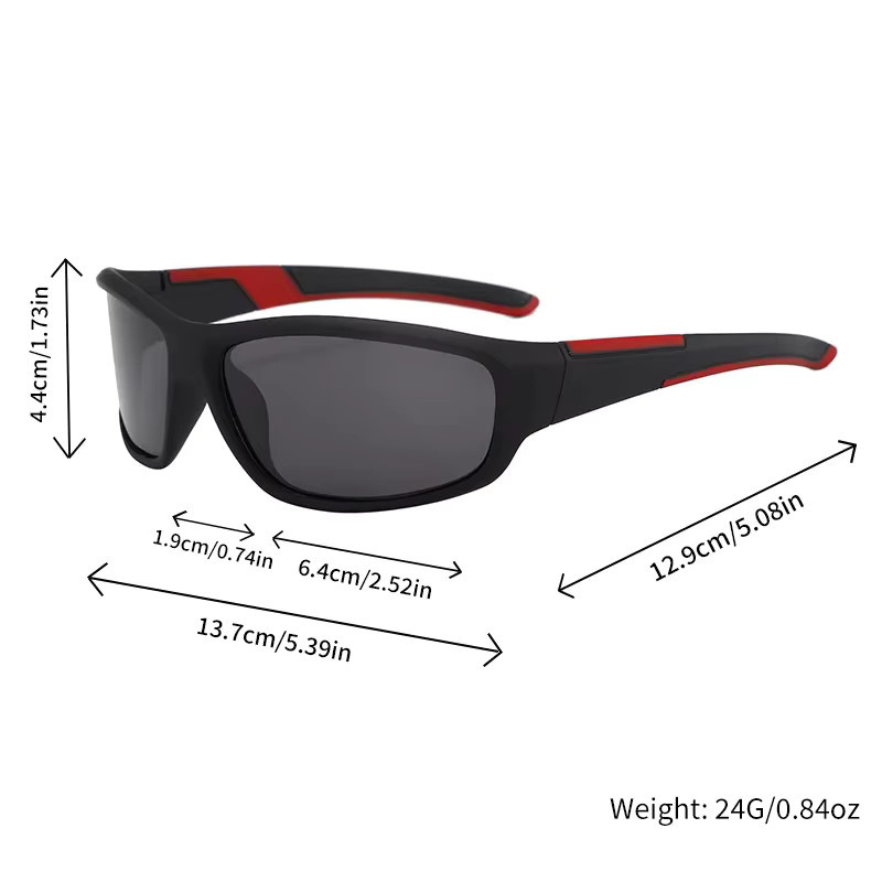 NAPAGE Sonnenbrille, Unisex, Vollrand, rechteckig, Kunststoff, multicolour, black - Bild 2