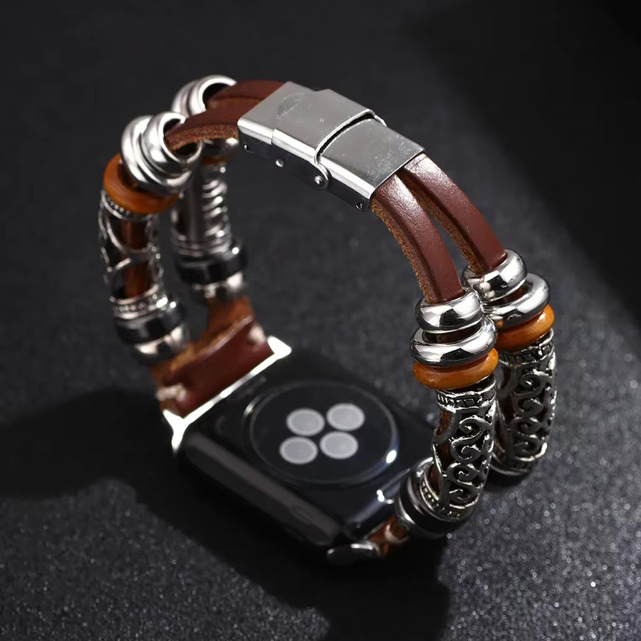 NEY Uhrenarmband Leder, Retro, Unisex - Bild 1