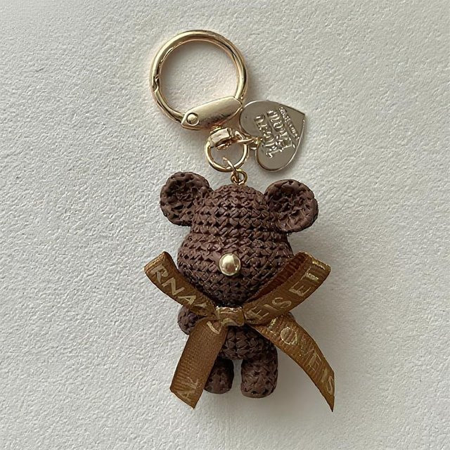 Rd lala Anhänger, Krawatten-Sitzbär, braun, Unisex - Bild 1