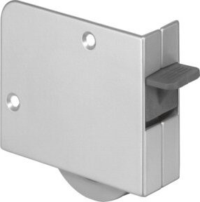 BS Kastenrolle G92 mit Feststeller zum Anschrauben, Durchmesser: 50 mm, Grau - Bild 1