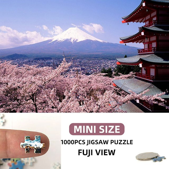 MaxRenard Fuji Berg Landschaft, Puzzle, 1.000 Teile, Pappe / Karton - Bild 1