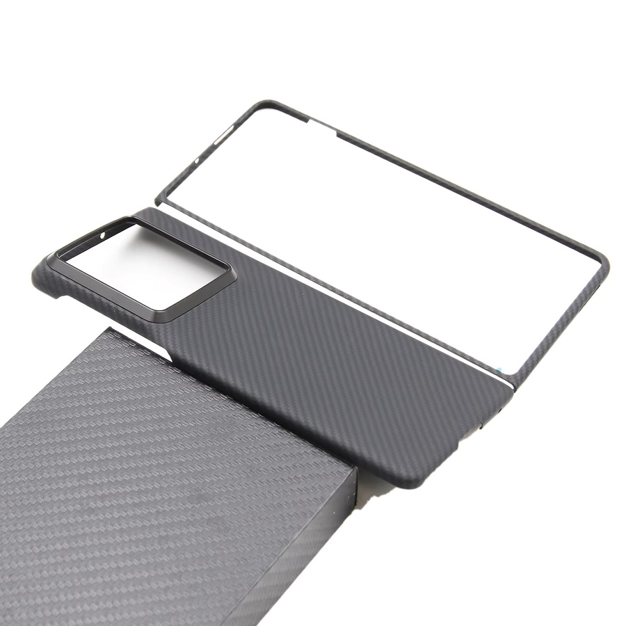 ZXKE True Fiber Case für Motorola Razr Fold in Schwarz mit magnetischer Autohalterung und integrierter Eisenplatte für Magsafe - Bild 3