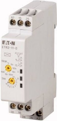 Eaton ETR2-11-D Elektronisches Zeitrelais für DIN-Schiene in Weiß - Bild 1