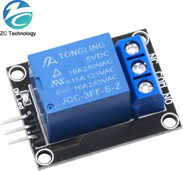 KY-019 5V 1-Kanal Relais Modul Blau für Arduino PIC AVR DSP ARM - Bild 1