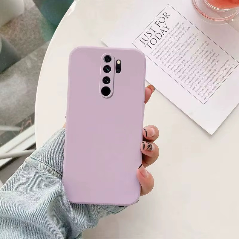 Ultradünne Flüssigsilikon Schutzhülle für Xiaomi Redmi Note 8 9 Pro 9S 9 9A 9C 9T 8 8A in Weiß - Bild 1