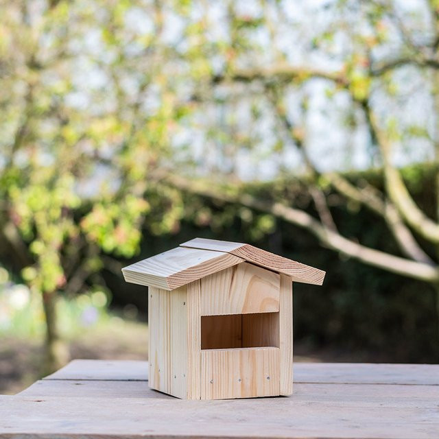 Vivara Kids Bausatz für Nistkasten Nell aus Holz in Braun - Bild 1