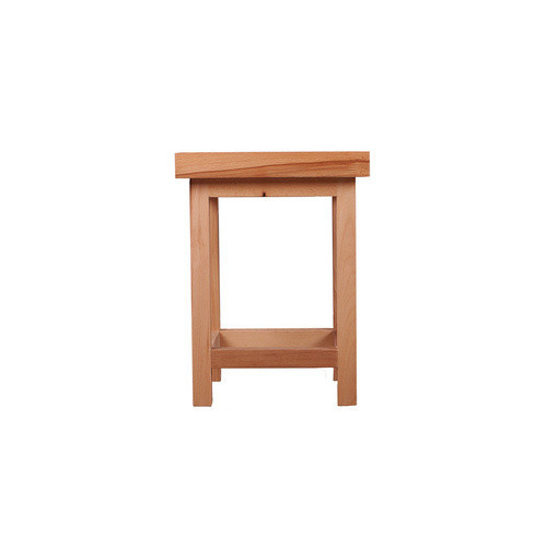INTERIA Home & Living Hocker Marco aus Kernbuche in Beige und Eiche, B/T/H: 30 x 30 x 40 cm - Bild 2