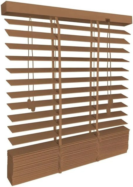 Sol Royal SolDecor BE5 Holzjalousie in Eiche, Farbe Braun, Breite: 80 cm, Höhe: 180 cm - Bild 1
