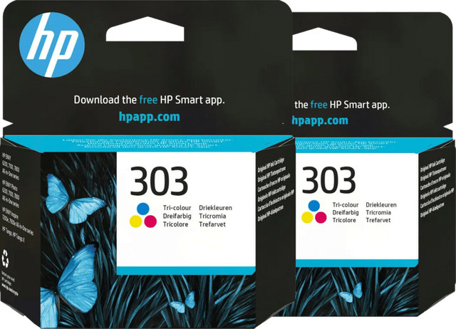 HP 303 Tintenpatrone Multicolor für Inkjet-Drucker, 2er-Pack - Bild 1