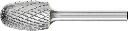 PFERD Hartmetall Frässtift Tropfenform kreuzverzahnt silber, Ø 16 mm, Arbeitslänge 25 mm, Schaft-Ø 6 mm - Bild 1