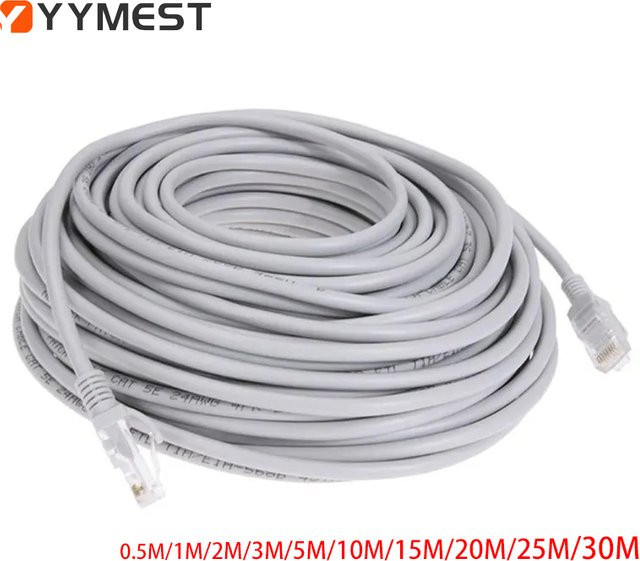 Cat5e Ethernet LAN Patchkabel mit RJ45 Stecker in Rot - Bild 1