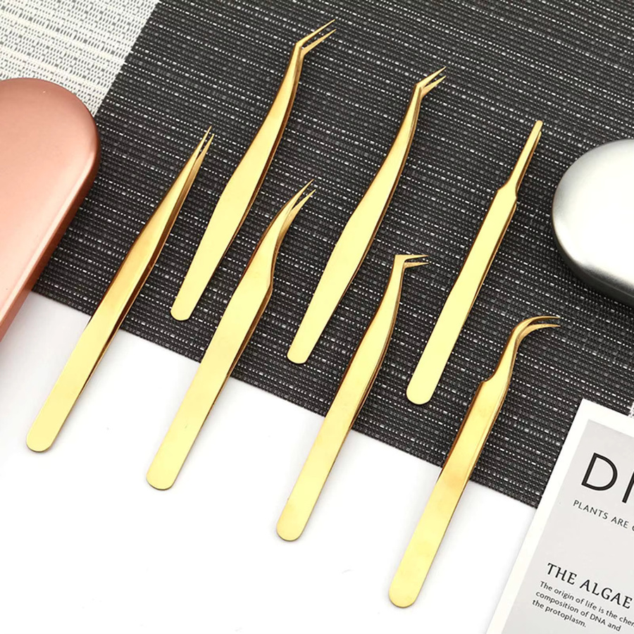 Wimpernpinzette für falsche Wimpernverlängerungen, Unisex - Bild 2