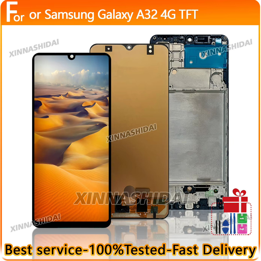Samsung Galaxy A32 4G LCD Display mit Rahmen und Touch-Digitizer Ersatzbildschirm für SM-A325F/DS - Bild 2