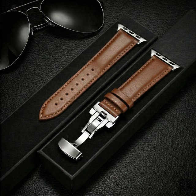 JBAILI Uhrenarmband Leder, Unisex - Bild 1