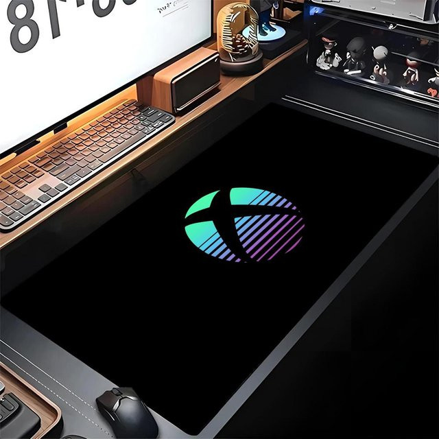 Potdemiel Gaming Mauspad Trend Edge Big in Schwarz für PC und Laptop - Bild 1