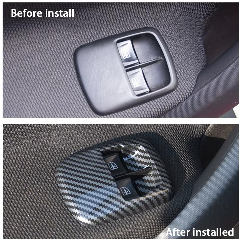 Dekorative Abdeckung für das Auto Tür Fenster Bedienfeld für Mercedes Smart 453 Fortwo Forfour W453 Innen Zubehör Trim - Bild 3