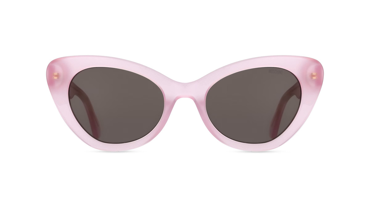 Moschino 147/S Sonnenbrille Butterfly, Vollrand, Acetat, Pink, Damen - Bild 1