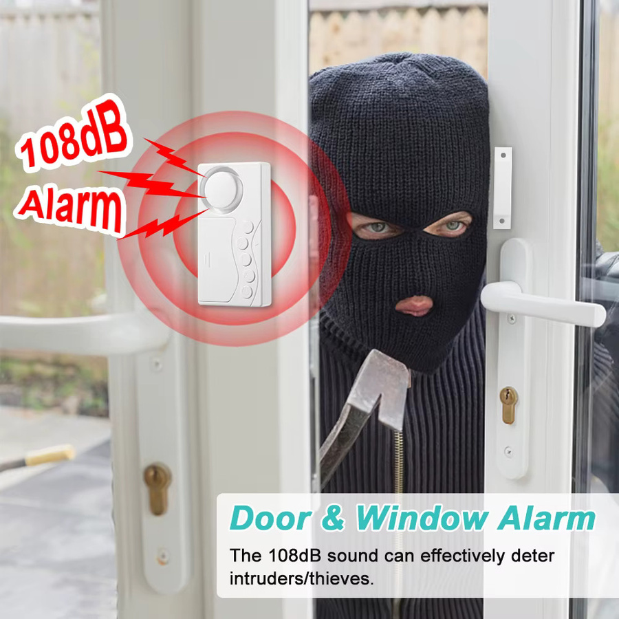 Awapow Smart Home Magnetsensor Weiß – Drahtloser Tür- und Fensteralarm zur Diebstahlsicherung und Induktions-Sicherheit - Bild 3