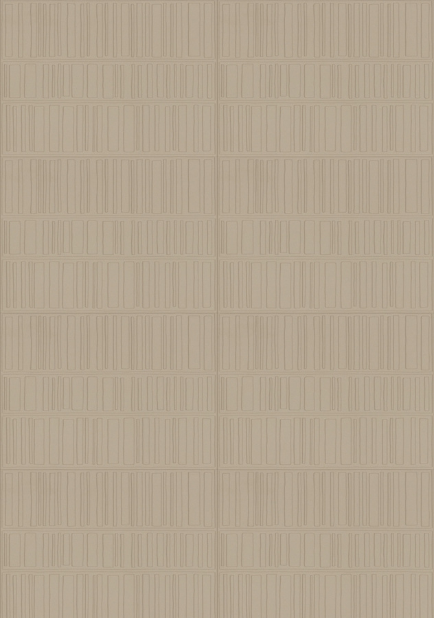 Élitis Tapete Boudoir Suédine RM 1105 04 in Beige mit abstraktem geometrischem Design - Bild 1