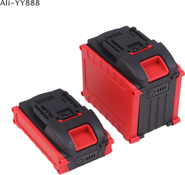 JETTING 21700 Li-Ion Batteriegehäuse mit BMS-Platine für DIY Shell Box, Rot, für 5 bis 20 Batterien - Bild 1