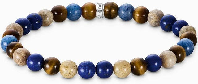 Thomas Sabo Bead Armband, Braun- und Blautöne, Unisex - Bild 1