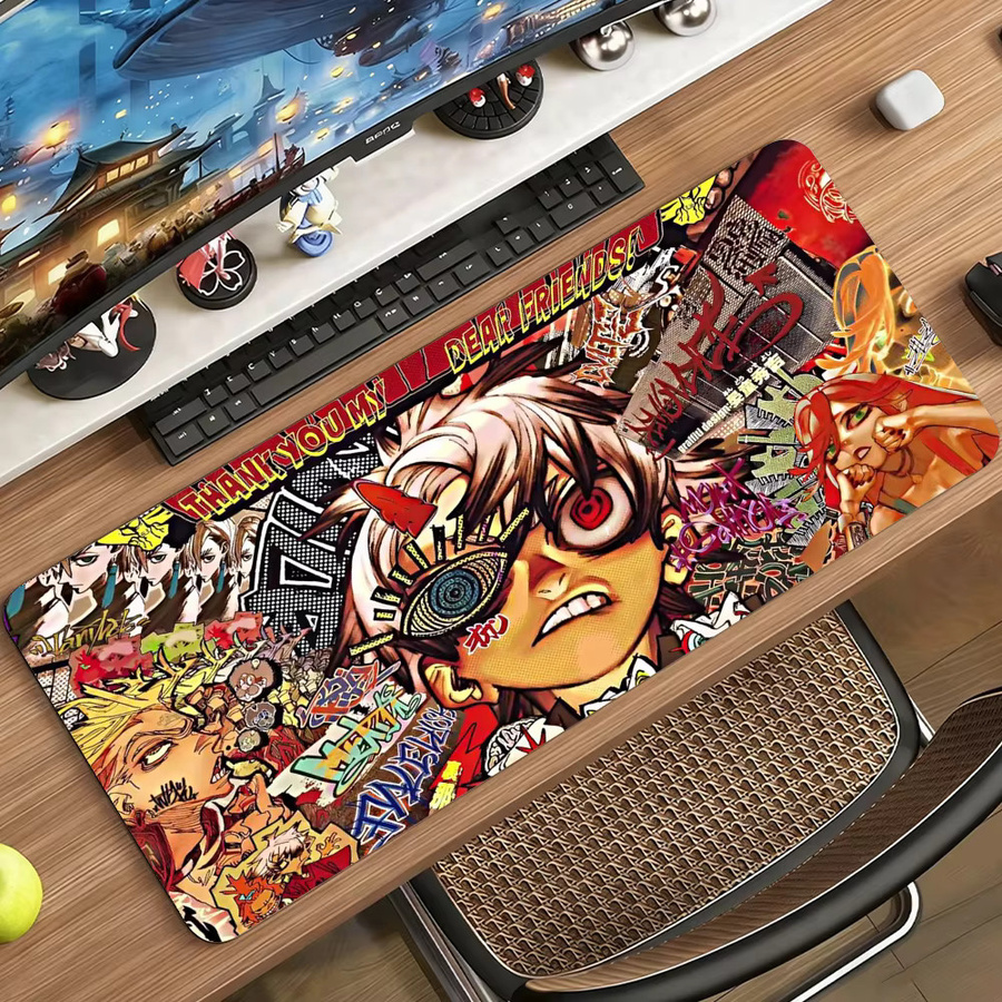 Anime G-Gachiakuta Mauspad in Multicolour, rutschfeste Gamer-Schreibtischunterlage für Laptop und Büro - Bild 5