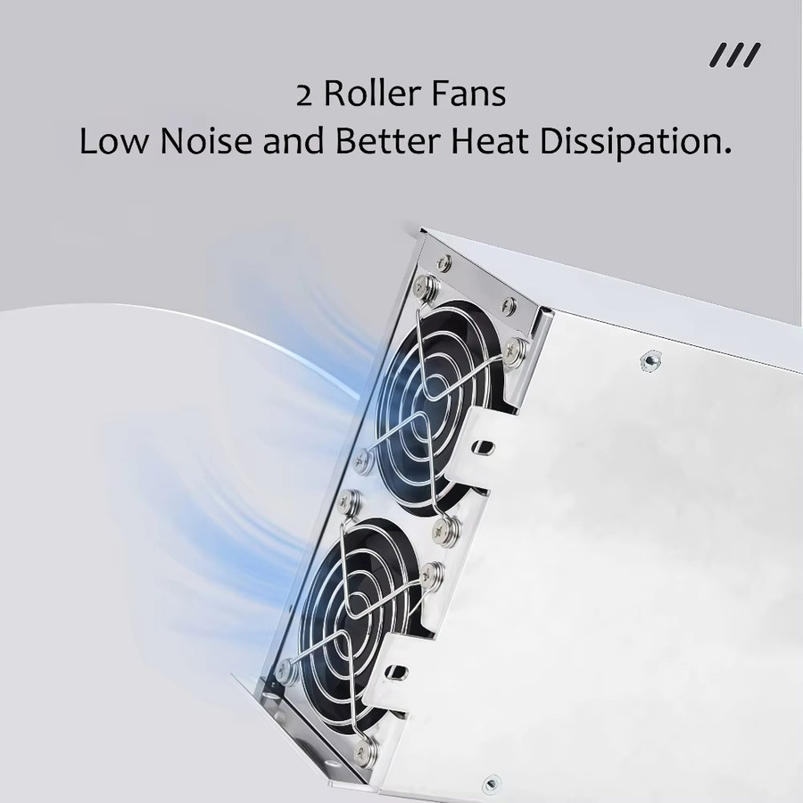 KNOA Digitales Netzteil 1500W mit Anzeige, Einstellbar 12V-200V, AC-DC CC/CV SMPS, Silber - Bild 4