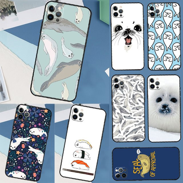 Baby Seals Schutzhülle für Xiaomi Redmi Note 10 11 12 13 14 Pro 11S 12S 15 15C 14C 10C 12C 13C - Bild 1
