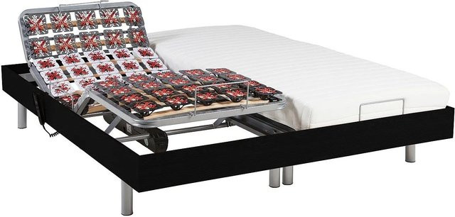 YSMÉE Bett Cassiopee mit elektrischem Lattenrost in Schwarz, Breite: 90 cm, Tiefe: 200 cm, Höhe: 71 cm - Bild 1